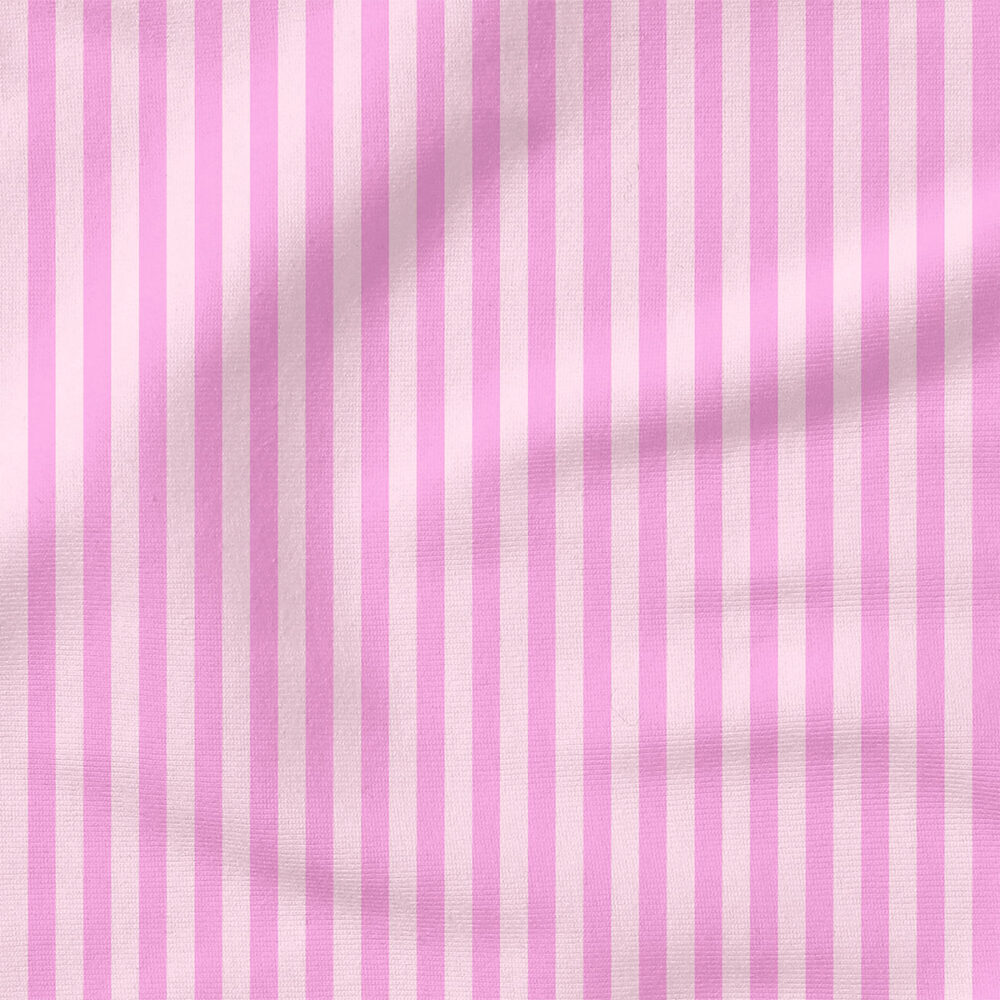 Beach Stripe (Bubblegum Pink) | Seasonal, Stripes and Shapes Fabric Design | Indy Bloom Design